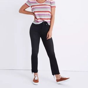 Madewell Cali Demi Boot Jeans in Black